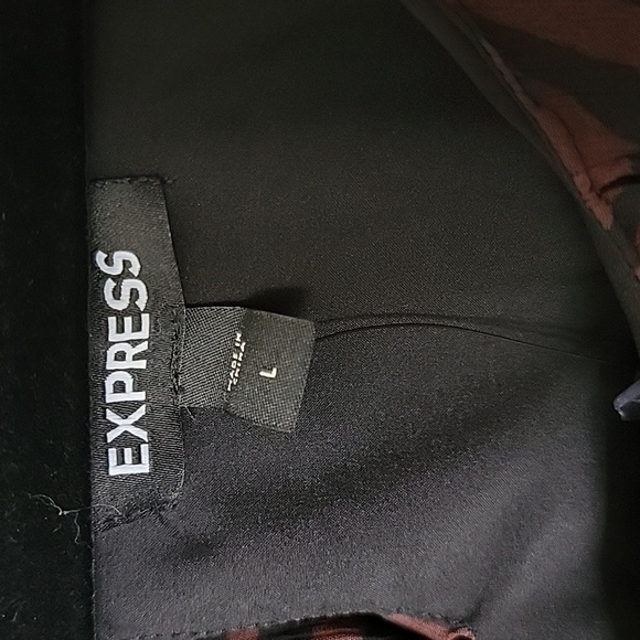 Express NWT Mobwife Going Out large pleated lined sleeveless top - Picture 3 of 7
